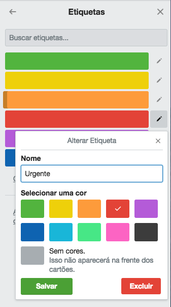 definindo prioridades com etiquetas no trello planejar podcast